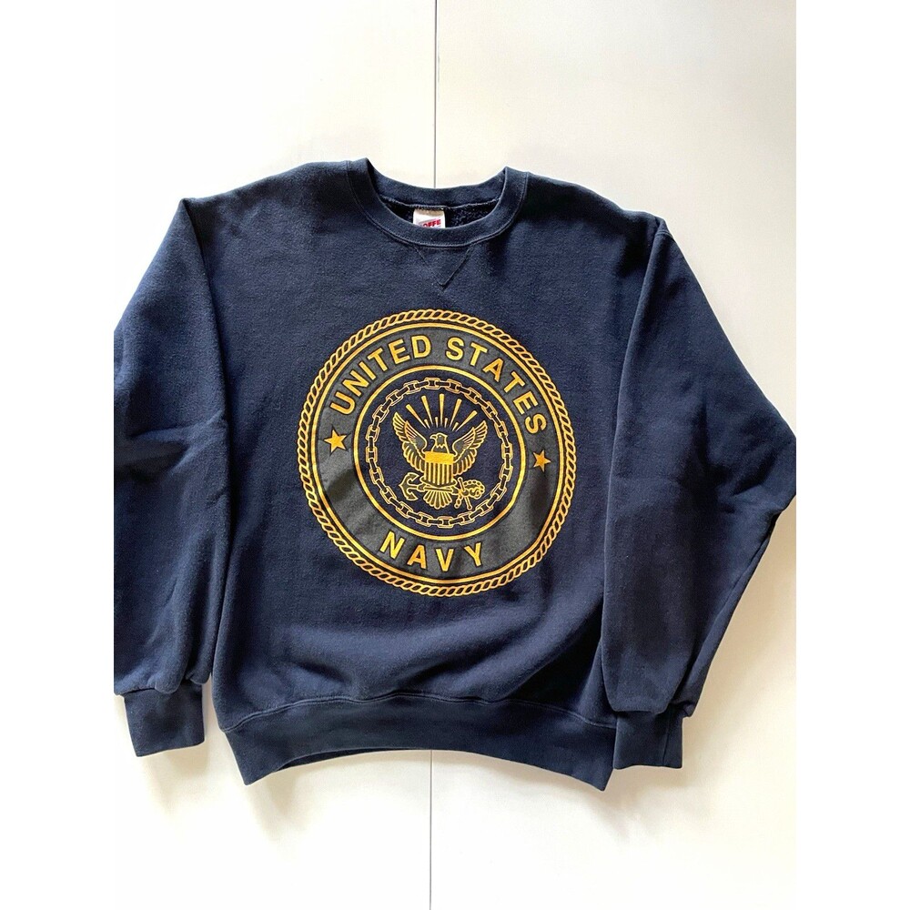 Vintage Soffe United States Navy Double- Sided Sweatshirt M